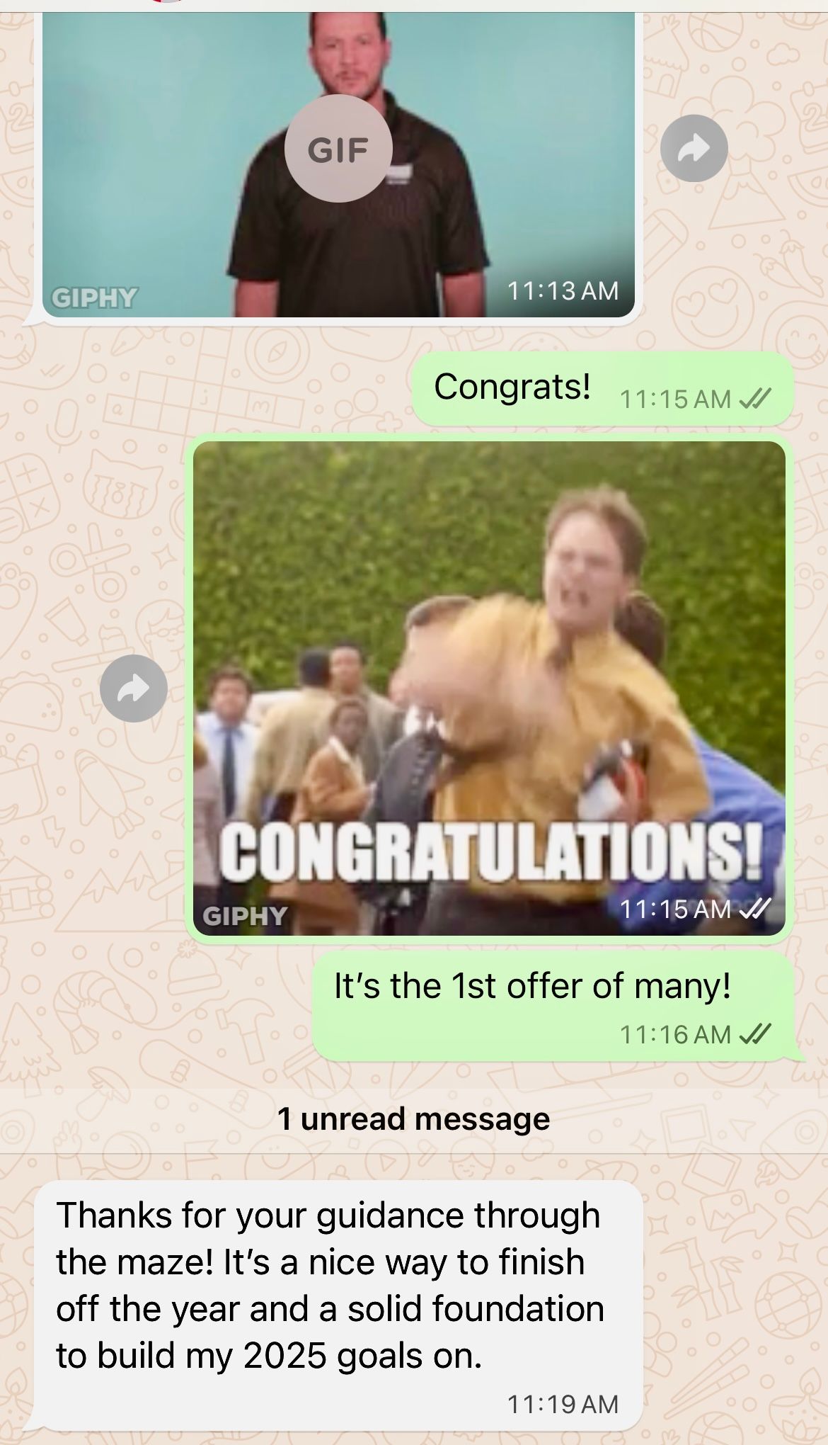 Client testimonial
